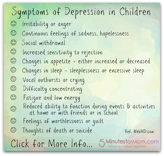 signs of depression? TEEN IDLE